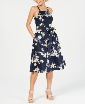 Cocktail Dress with Flowers